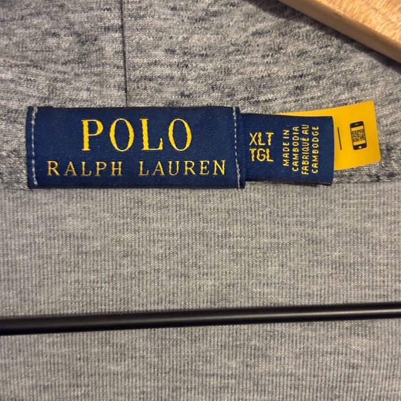 Ralph Lauren Men's Zip-Up Sweater in Gray - Picture 4 of 8